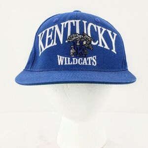 University of Kentucky Wildcats 90s Vtg Snapback Top Of The World Blue White